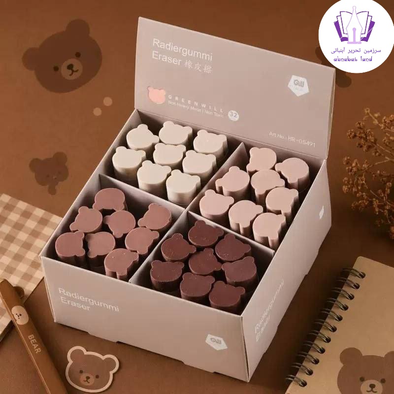 پاکن استوانه ای طرح خرس